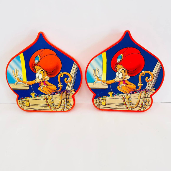 VNT ALADDIN Burger King Kids Club Kids Meal Toy Set of Two - Picture 1 of 6